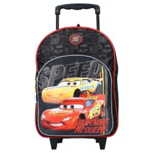 Disney Cars Trolley Backpack Children Cars Travel Trolley Bag Black