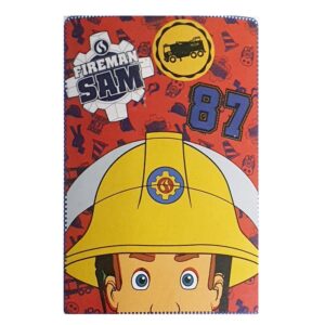 Fireman Sam Blanket Red 87 Kids Fireman Sam Fleece Blanket 100 x 150 cm