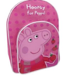 Peppa Pig Backpack Girls Peppa Pig Glitter Bag pink 31cm x 25cm x 10 cm