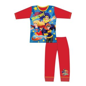 Dc Super Hero Pyjamas Girls Dc Super Hero Sleepwear Set