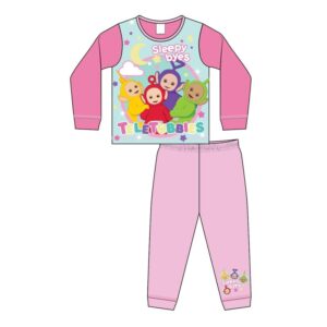 Teletubbies Pyjamas Girls Teletubbies Nightwear Age 18 Months to 5 Years Pink