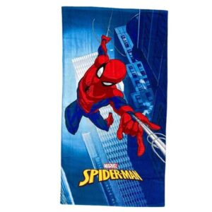 Spiderman Towel 100% Cotton Blue Beach/Bath Towel
