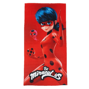 Miraculous Ladybug Towel Red Beach/Bath 100% Cotton Towel