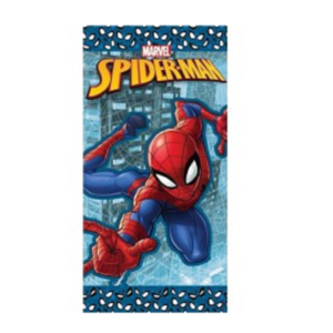 Spiderman Towel 100% Cotton Blue Marvel Spider-Man Wonder Beach/Bath Towel