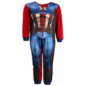 Avengers Onesie Boys Marvel Avengers All In One Pyjamas Age 3-8 Years