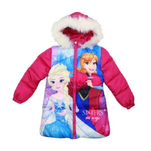 Frozen Jacket Girls Disney Frozen Winter Coat Age 4-10 Years