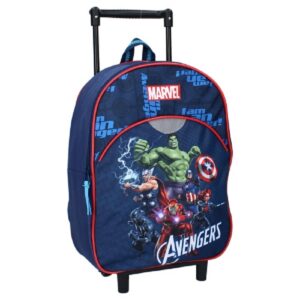 Avengers Trolley Backpack Boys Avengers Travel Bag Navy