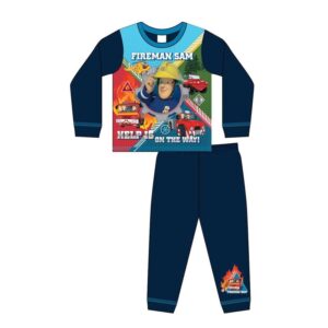 Fireman Sam Pyjamas Set Kids Fireman Sam  Sleepwear Age 18 Months To 5 Years