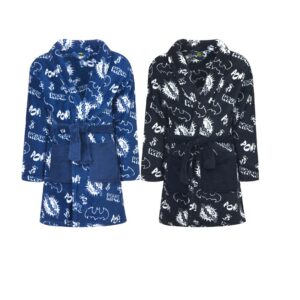 Batman Dressing Gown Boys DC Batman Bathrobe Age 3-8 Years