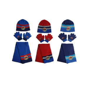 Blaze Hat Gloves & Scarf Boys Blaze Winter Hat Set Age 3-7 Years