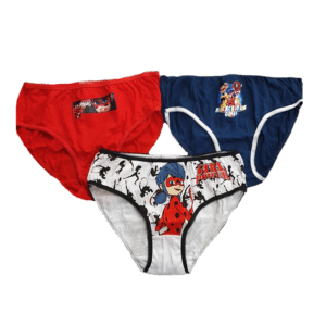 Miraculous Ladybug Briefs Girls Miraculous Ladybug Underwear Brief In A Pack Age 2-8 Years